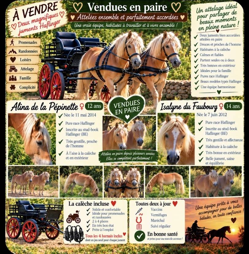 Cavalla Haflinger In vendita 2014 Sauro