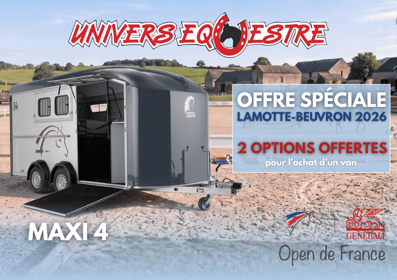 Trailer Cheval Libert&eacute; optimax 4 Cavalli 2026 Nuovo