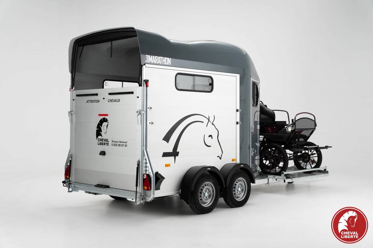 Trailer Cheval Liberté MARATHON 2 Cavalli 2025 Nuovo