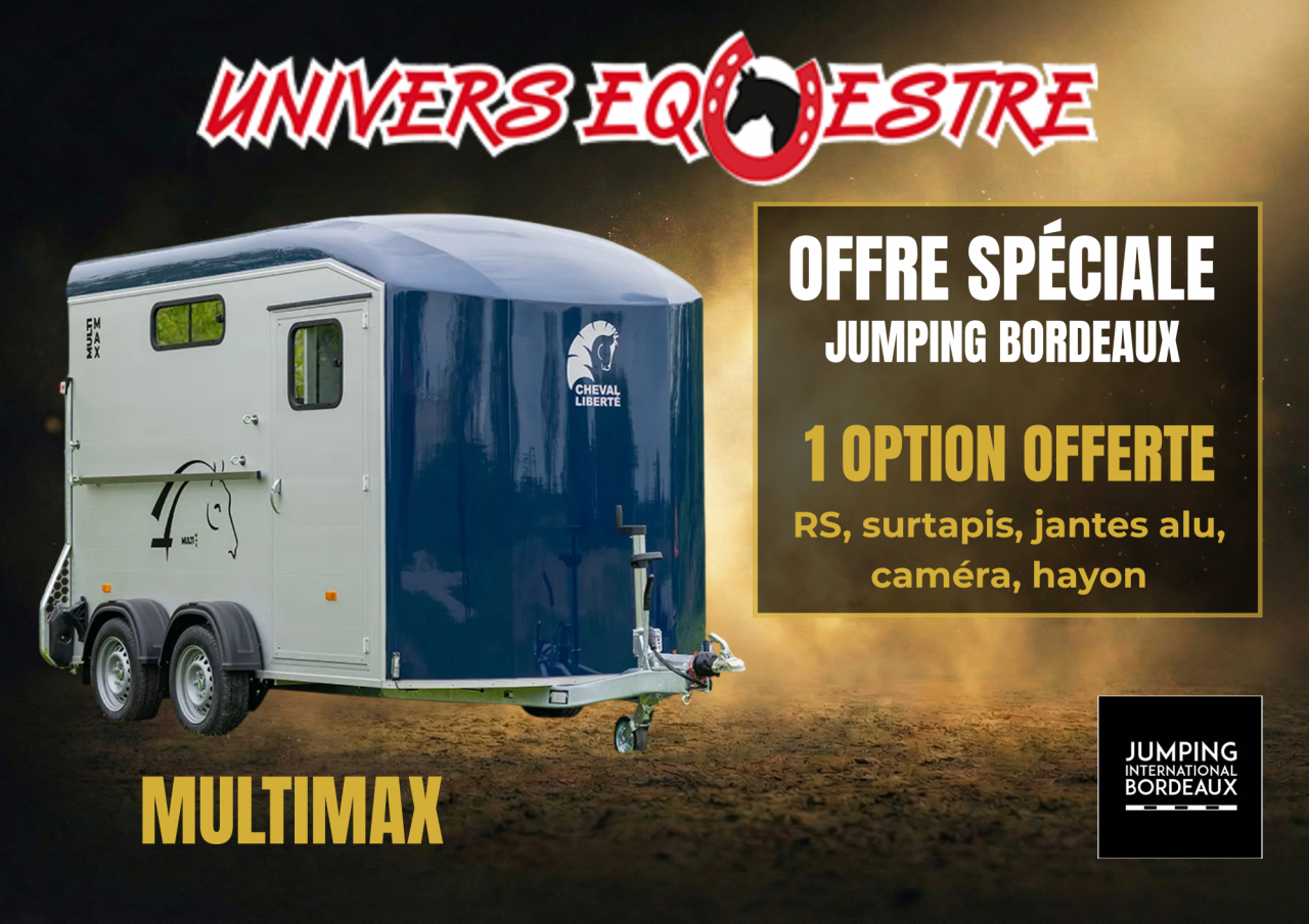Trailer Cheval Libert&eacute; MULTIMAX 2 Cavalli 2026 Nuovo