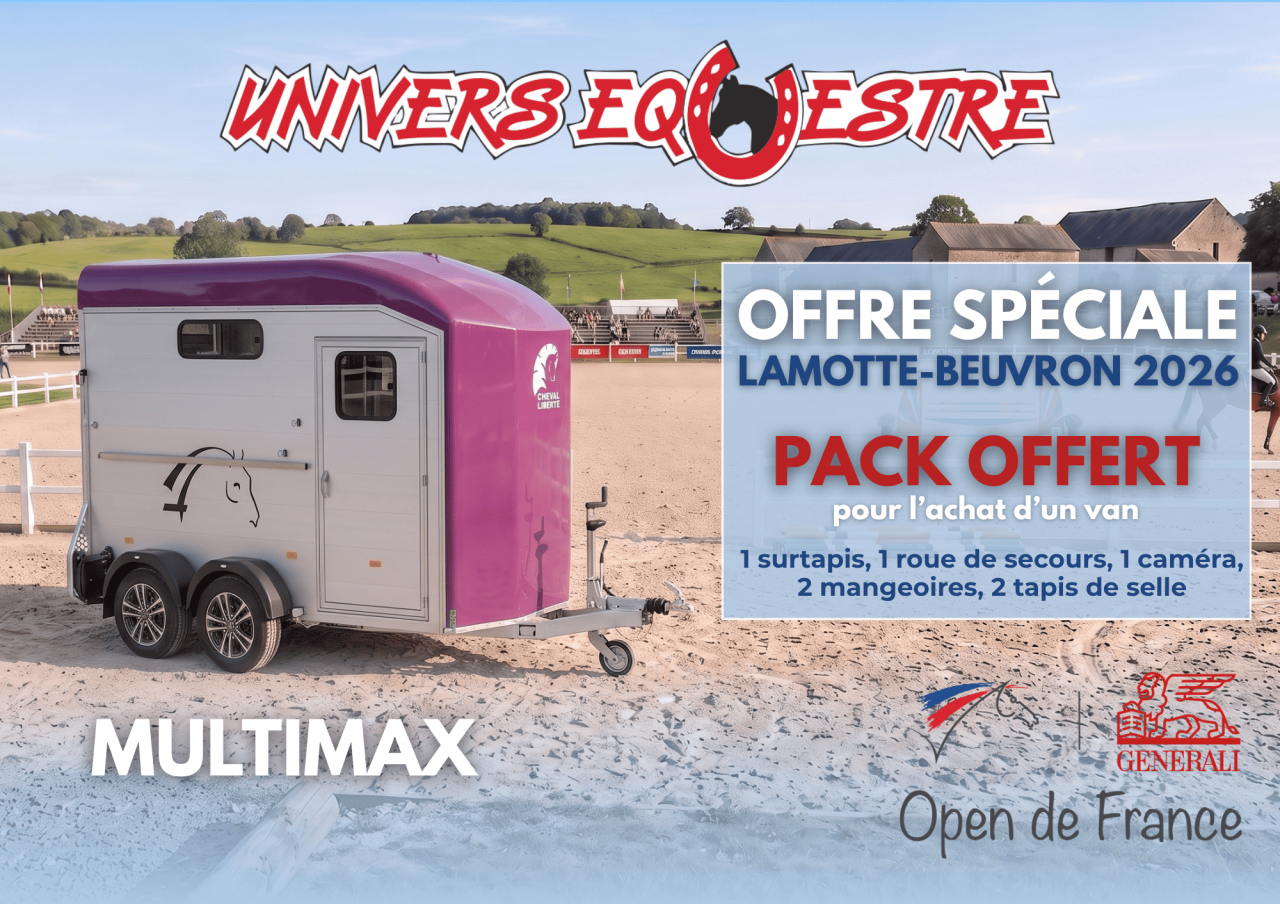 Trailer Cheval Libert&eacute; MULTIMAX 2 Cavalli 2026 Nuovo