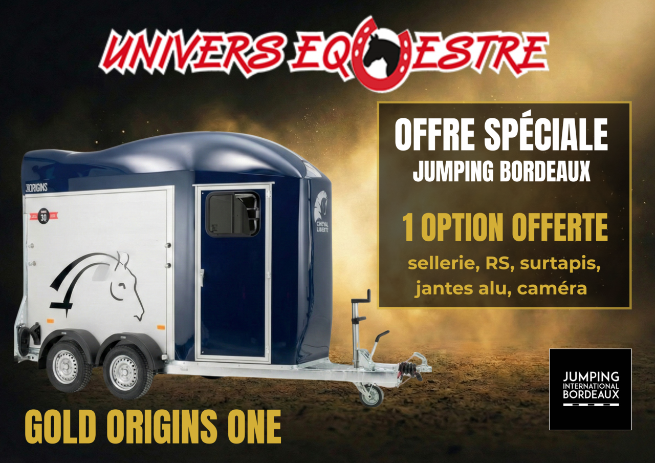 Trailer Cheval Libert&eacute; GOLD ONE ORIGINS 1,5 Cavalli 2026 Nuovo