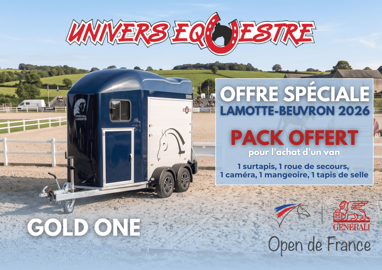 Trailer Cheval Libert&eacute; GOLD ONE ORIGINS 1,5 Cavalli 2026 Nuovo