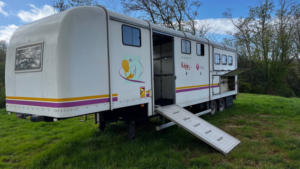 Van per Cavalli Iveco IVECO 35C18 / Semi Remorque VOW 2010 Occasione