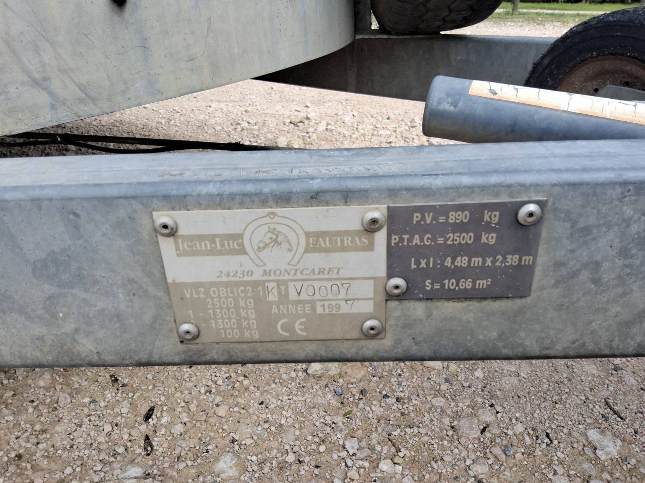 Trailer Fautras  2 Cavalli 1998 Occasione