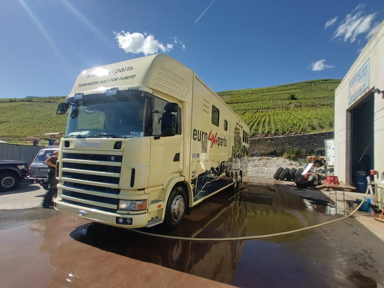 Camion per Cavalli Scania L144 6x2 2003 Occasione