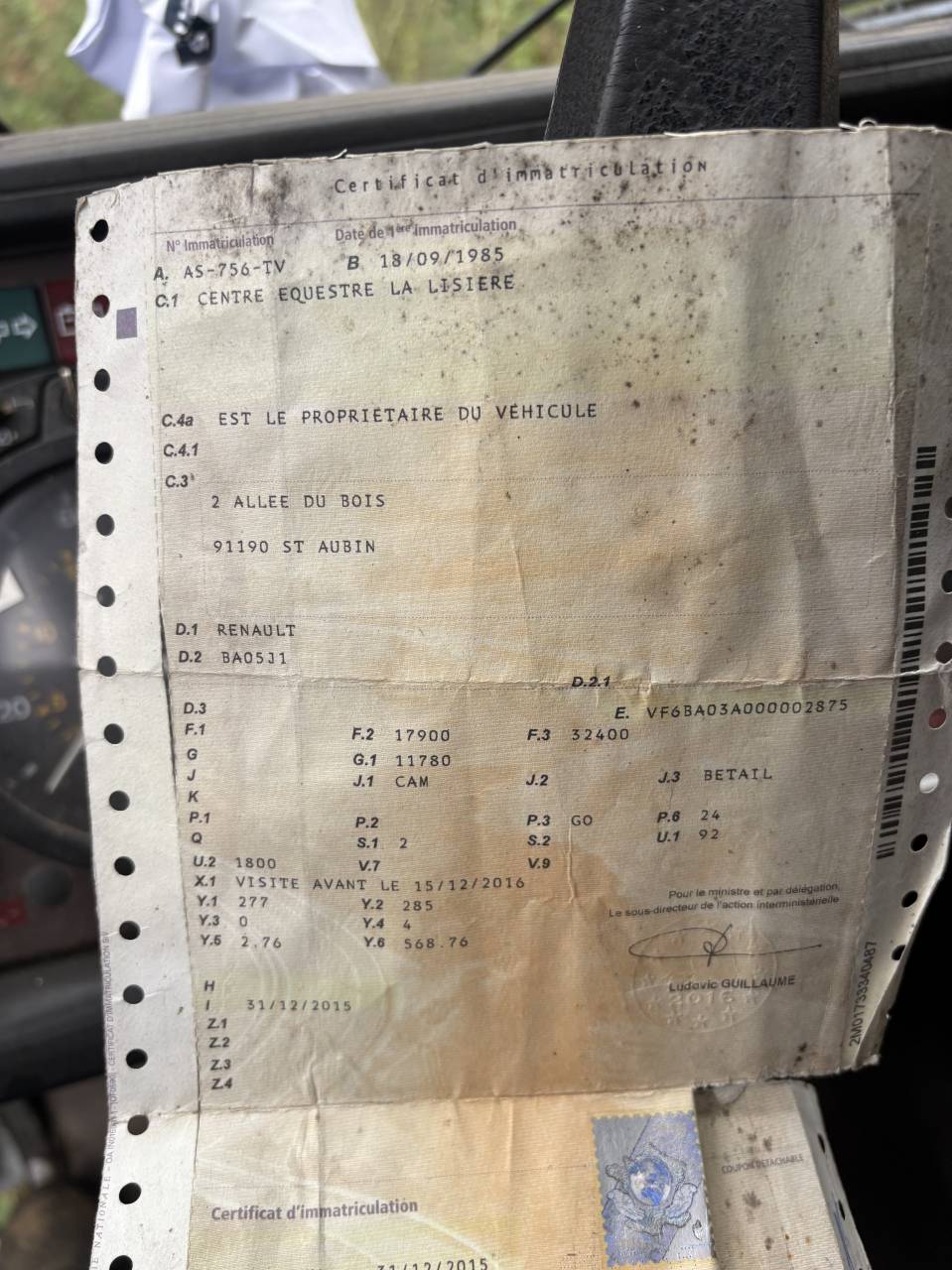 Camion per Cavalli Renault Mildium 1985 Occasione