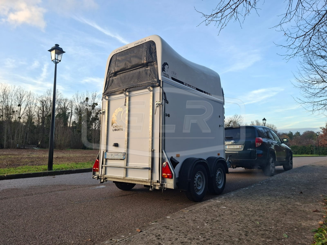 Trailer Cheval Libert&eacute; Gold One White Line 1,5 Cavalli 2019 Occasione