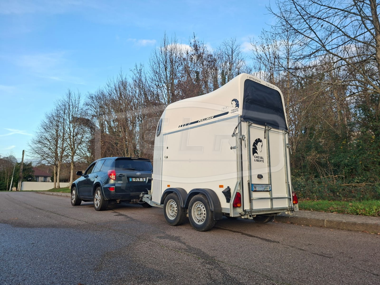 Trailer Cheval Libert&eacute; Gold One White Line 1,5 Cavalli 2019 Occasione