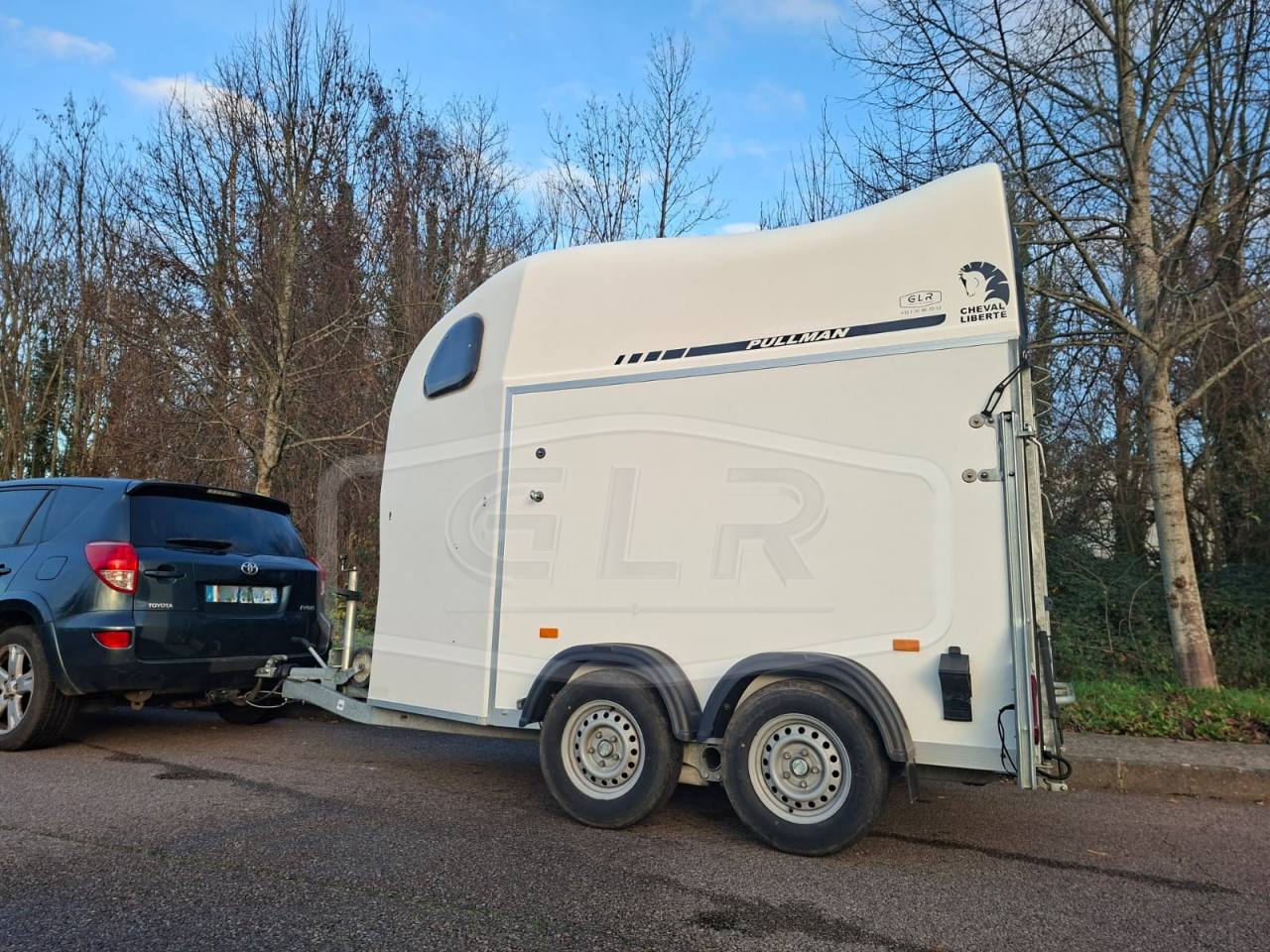 Trailer Cheval Libert&eacute; Gold One White Line 1,5 Cavalli 2019 Occasione