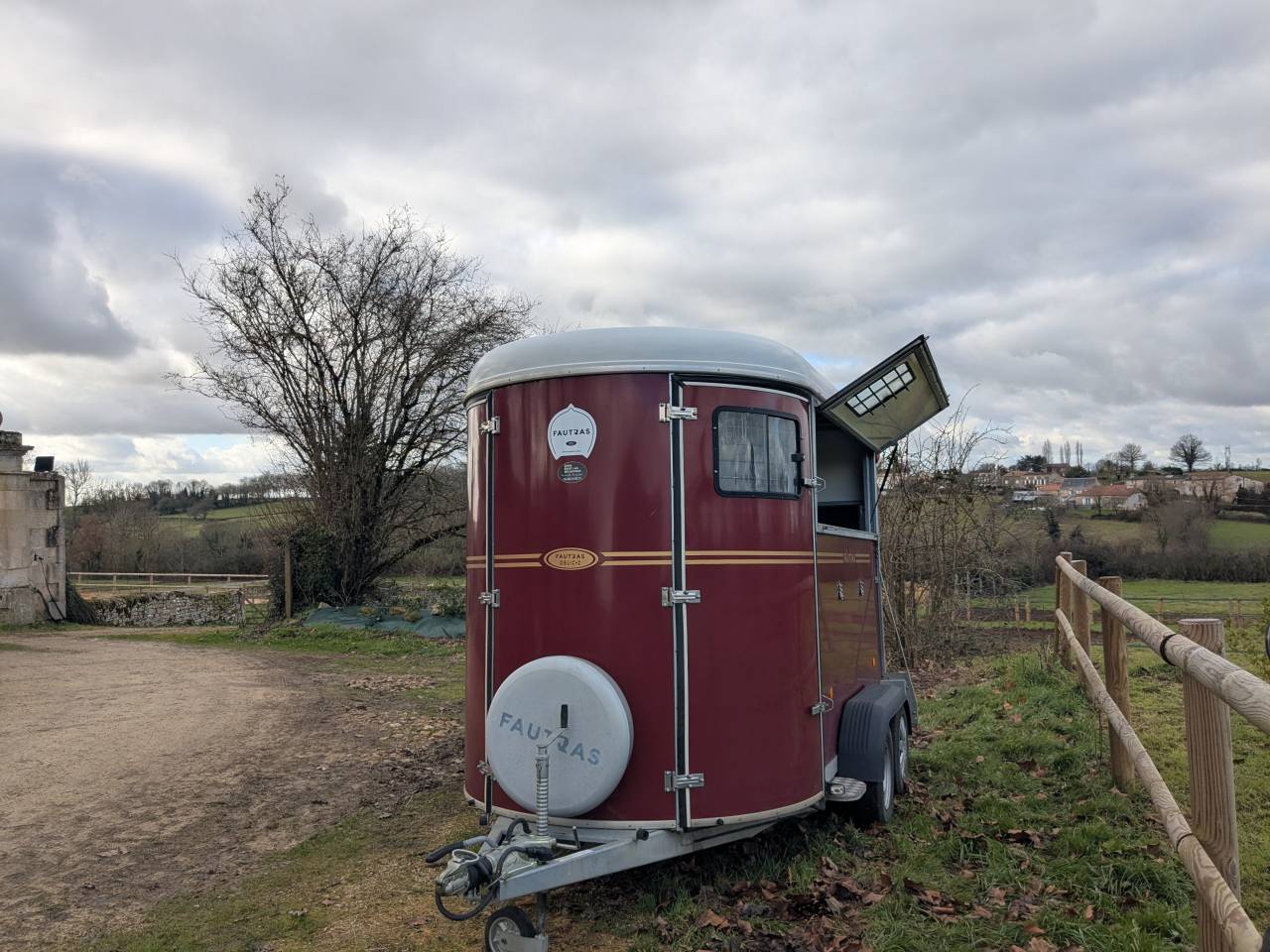 Trailer Fautras Oblic + 2 2 Cavalli 2022 Occasione