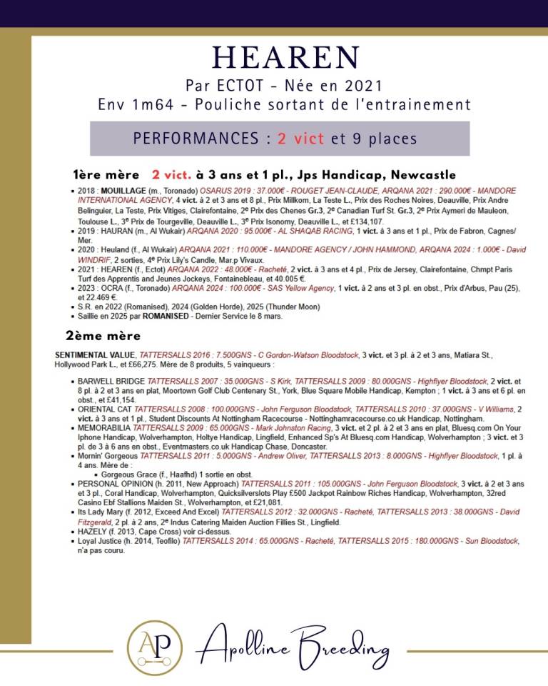 Cavalla Purosangue In vendita 2021 Baio