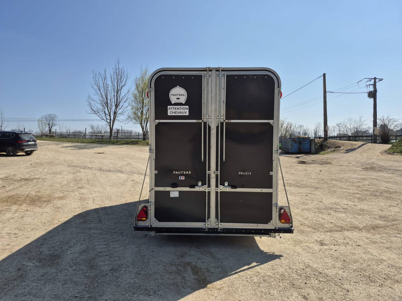 Trailer Fautras oblic +3 3 Cavalli 2026 Nuovo