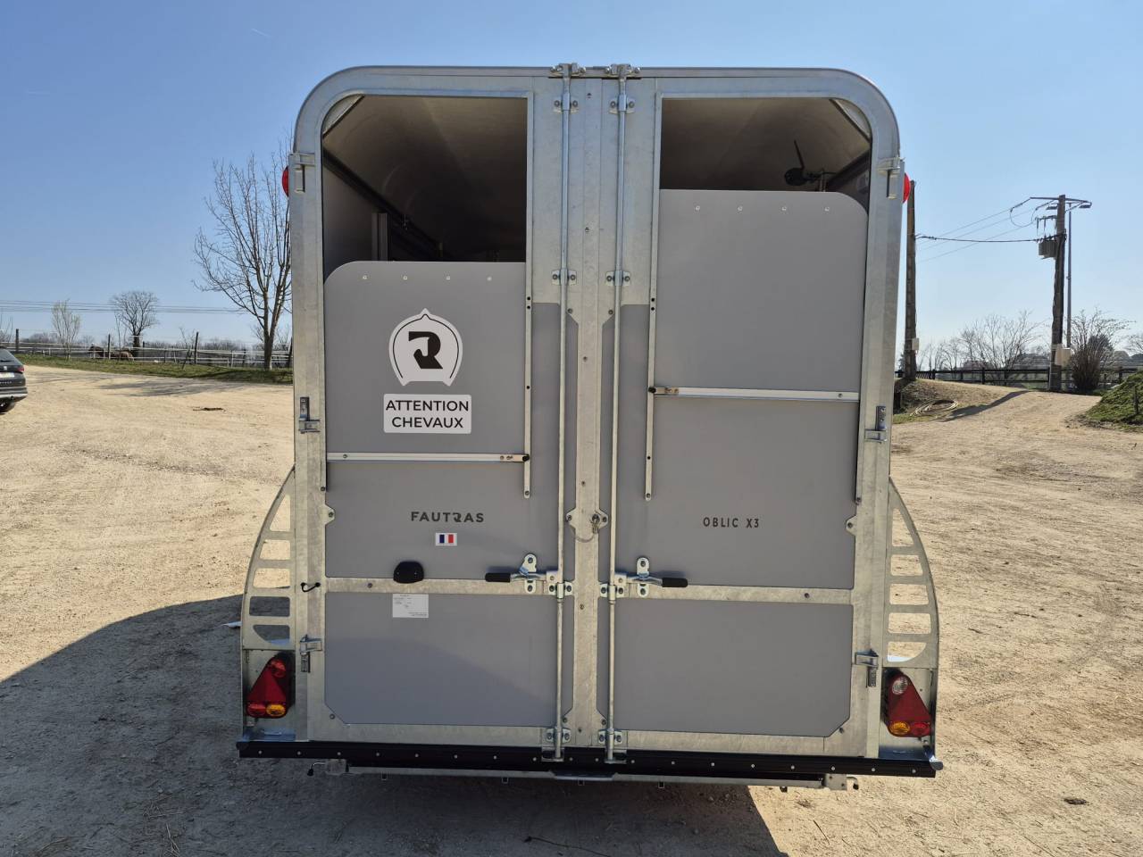 Trailer Fautras oblic X3 3 Cavalli 2026 Nuovo