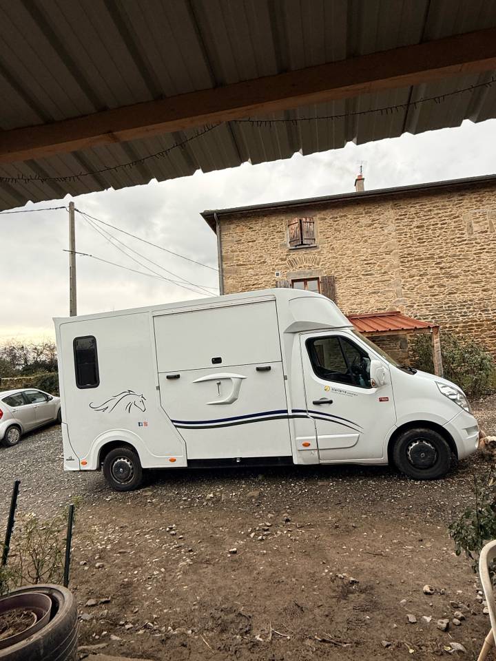 Van per Cavalli Ameline HARAS 3 PLACES RENAULT MASTER 2016 Occasione